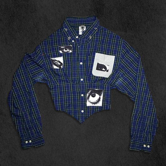 Corsetted Blues Shirt